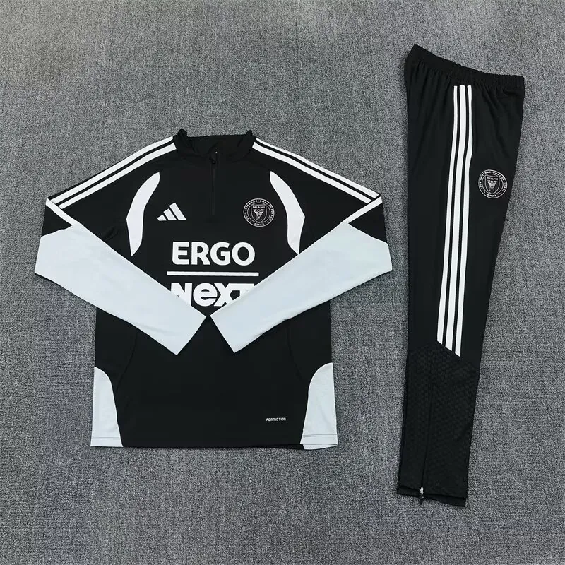 26-27 Inter Miami Mens Kit Black Half Pull Training Suit Yupoo 6 6