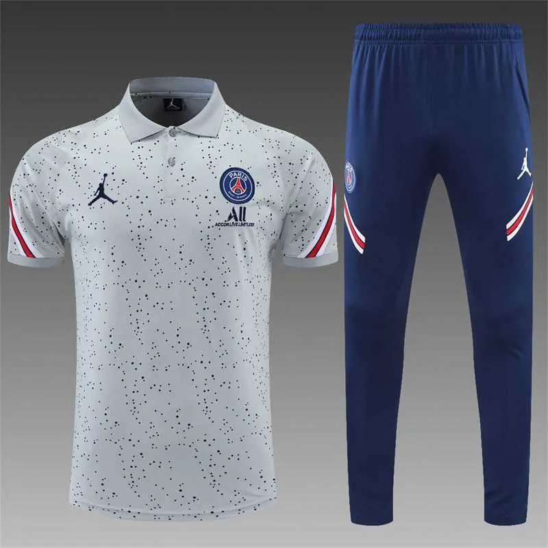 Polo Jordan PSG grey flower spot 3