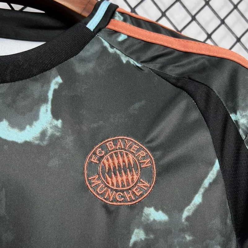 24-25 Bayern Munich Away Kid Kits Youth Apparels Football AAAAJersey Yupoo 1