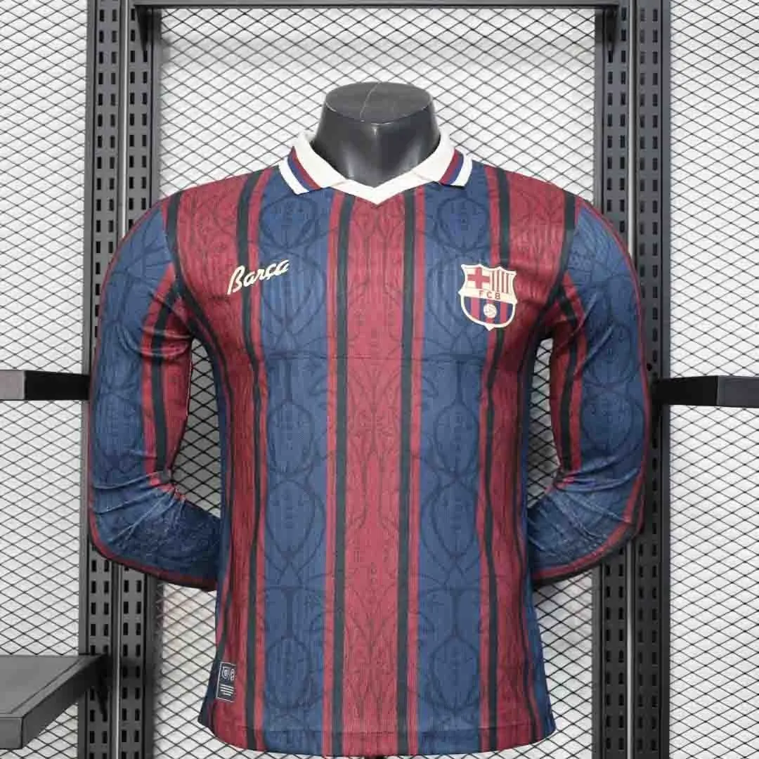 25-26 Barcelona 125th Anniversary Long Sleeve Player Version Shirt AAAAJersey Supply Yupoo 3