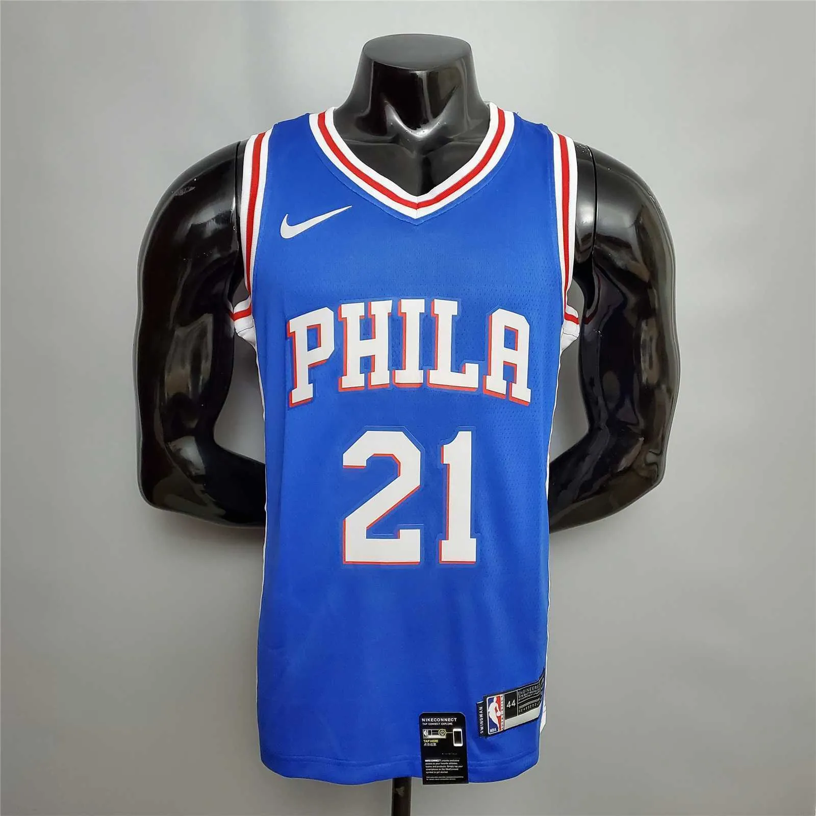 Embiid #21 Detroit Pistons blue 8