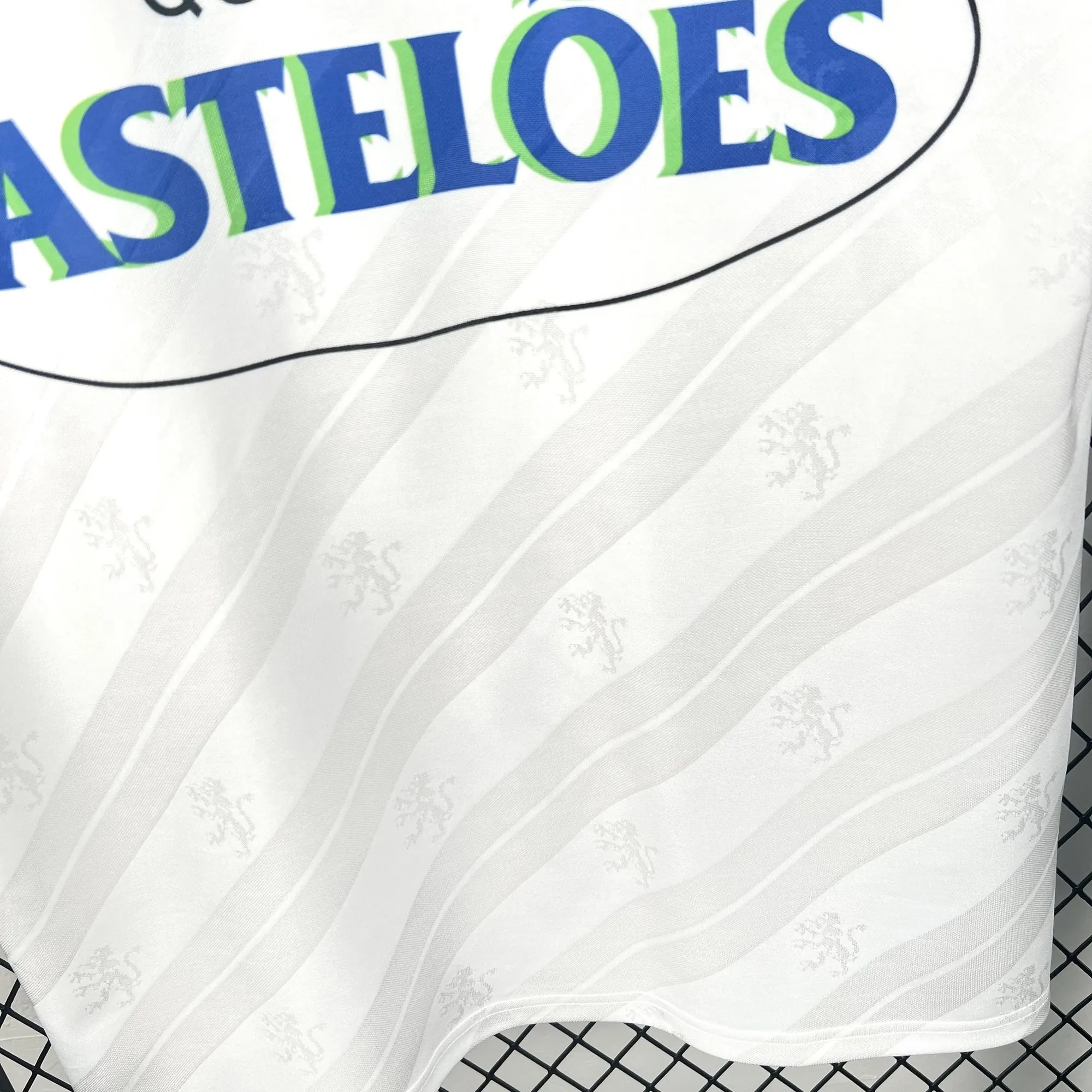 94-95 Sporting Home Football Retro Kit Vintage T-Shirt AAAAJersey Wholesale Yupoo 7 2