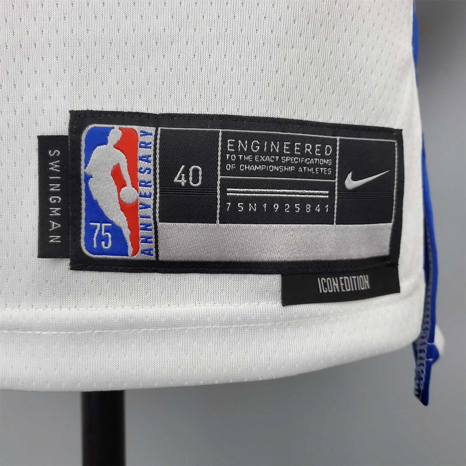 75th Anniversary Rose #25 Pistons White 5