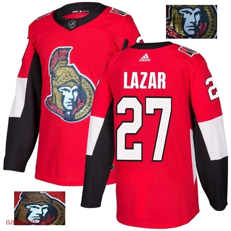 2018 Ottawa Senators ice hockey jersey M-3XL 渥太华参议员队时尚亮片款冰球服 2
