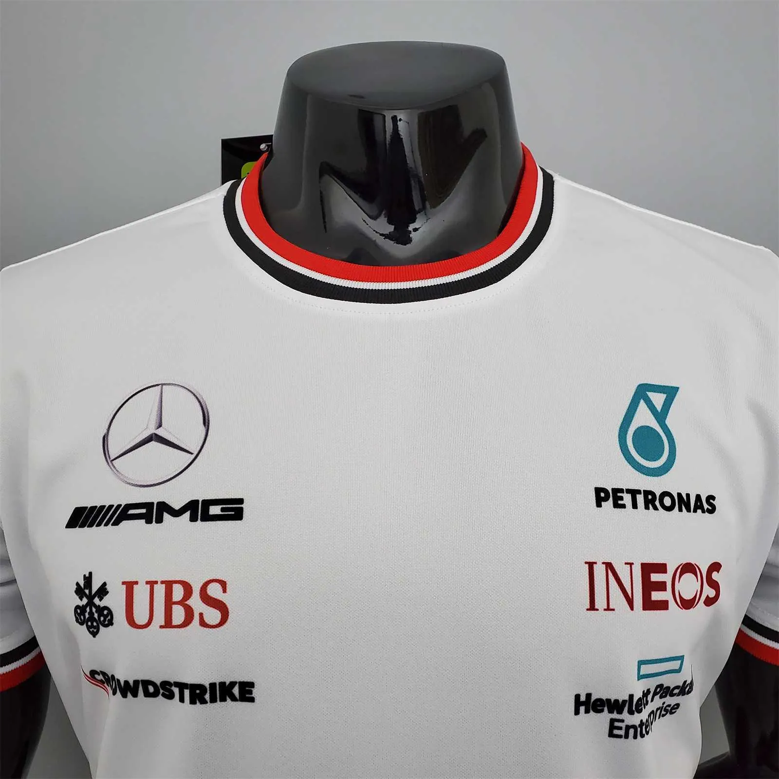 F1 Formula One racing suit; Mercedes White 9