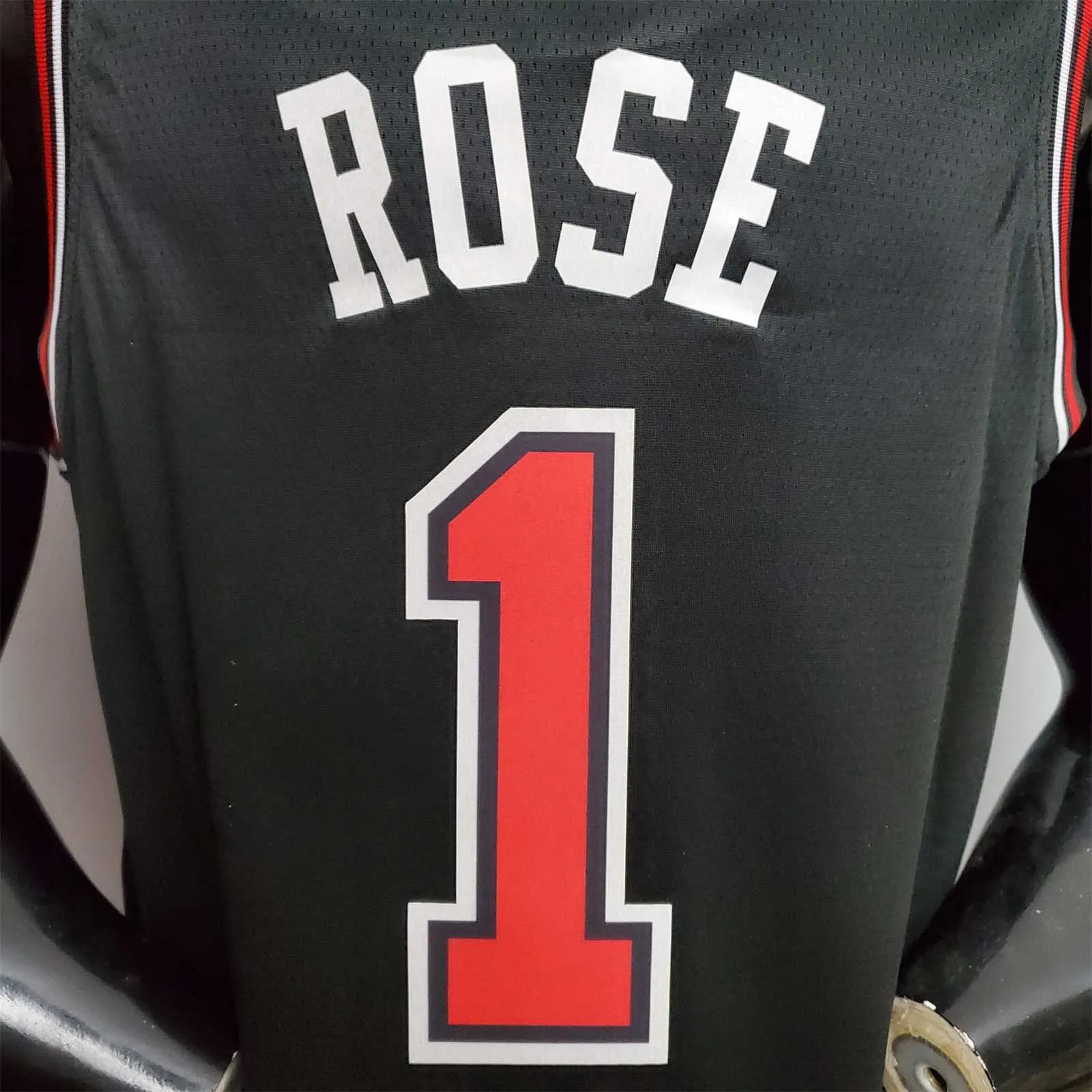 ROSE #1 Chicago Bulls black 3