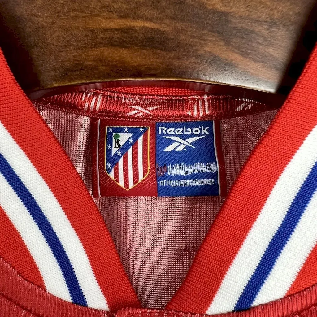 99-00 Atletico Madrid Home Retro Kit Vintage Shirt AAAAJersey Supplier Yupoo 7