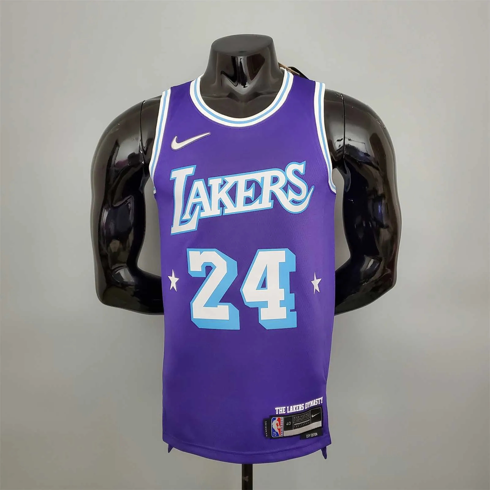 2022 75th Anniversary BRYANT#24 Lakers City Edition Purple 8