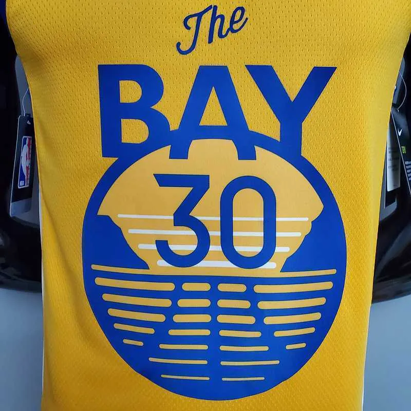 New CURRY#30 Golden State Warriors yellow 5