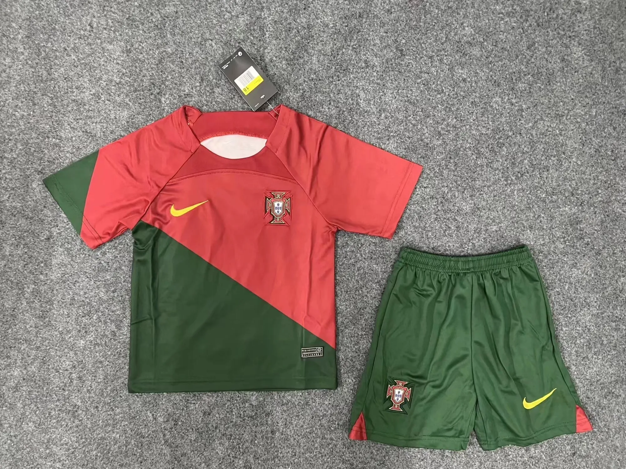 2022 Portugal home kids kit 2