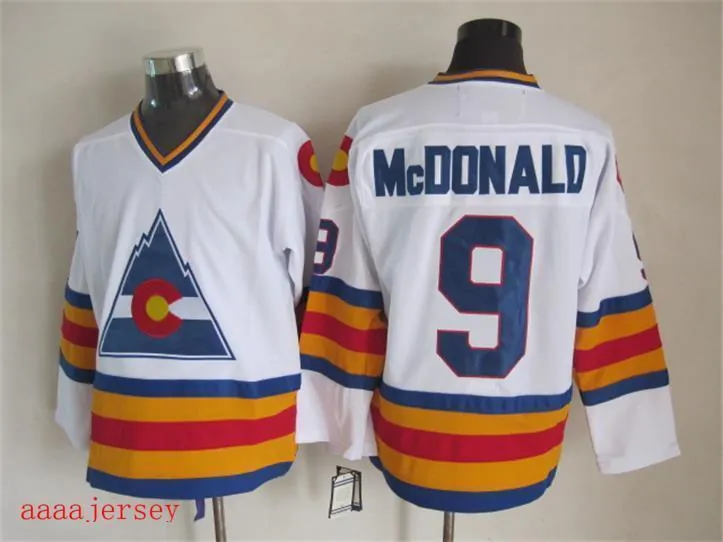 Colorado Avalanche retro ice hockey jersey M-3XL 科罗拉多雪崩队复古冰球服 4