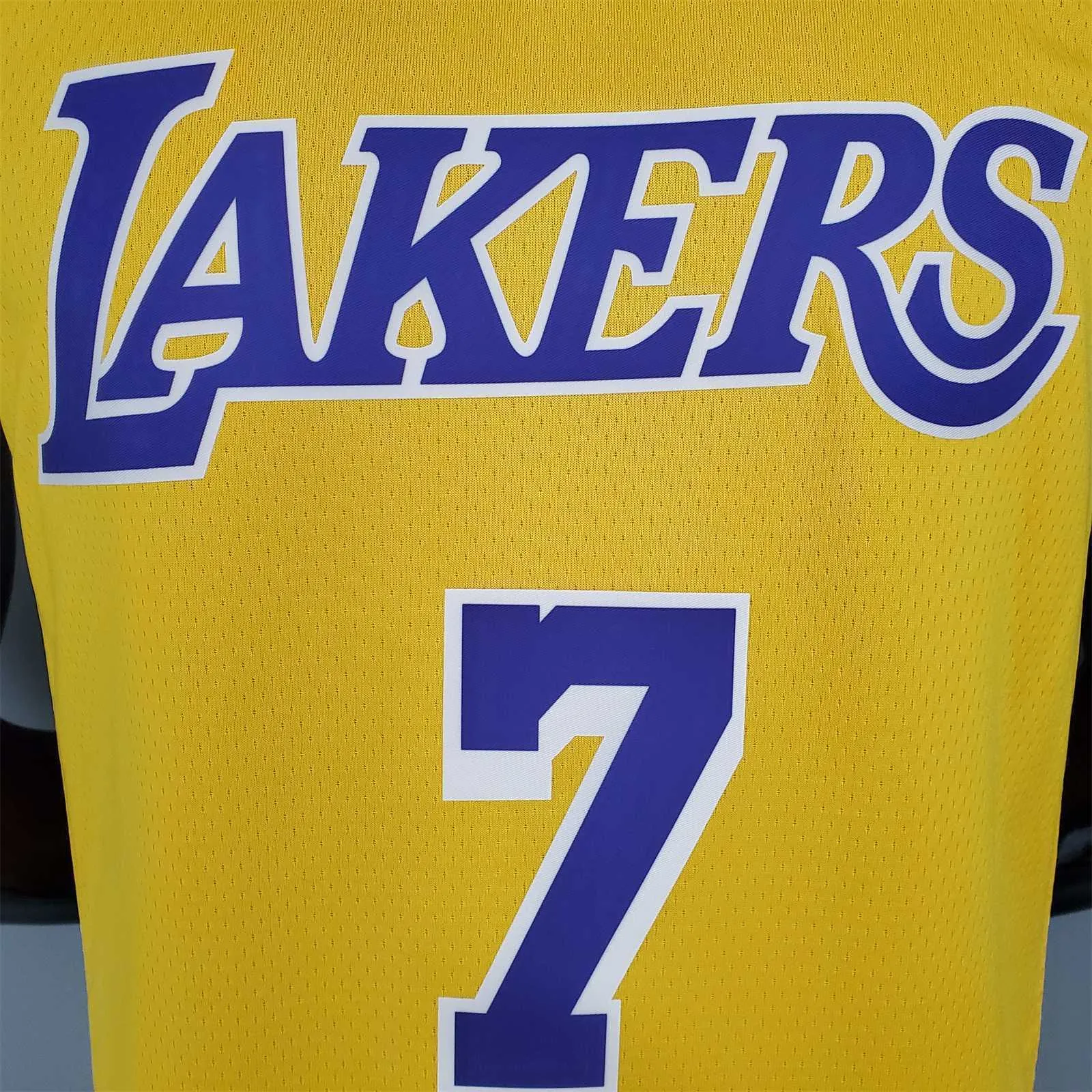 ANTHONY#7 Lakers Round neck yellow 4