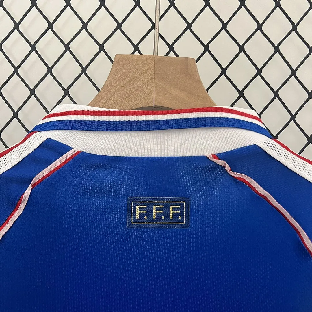 1998 France Home Kids Retro Kits World Cup Shirt Soccer Jerseys Yupoo 3