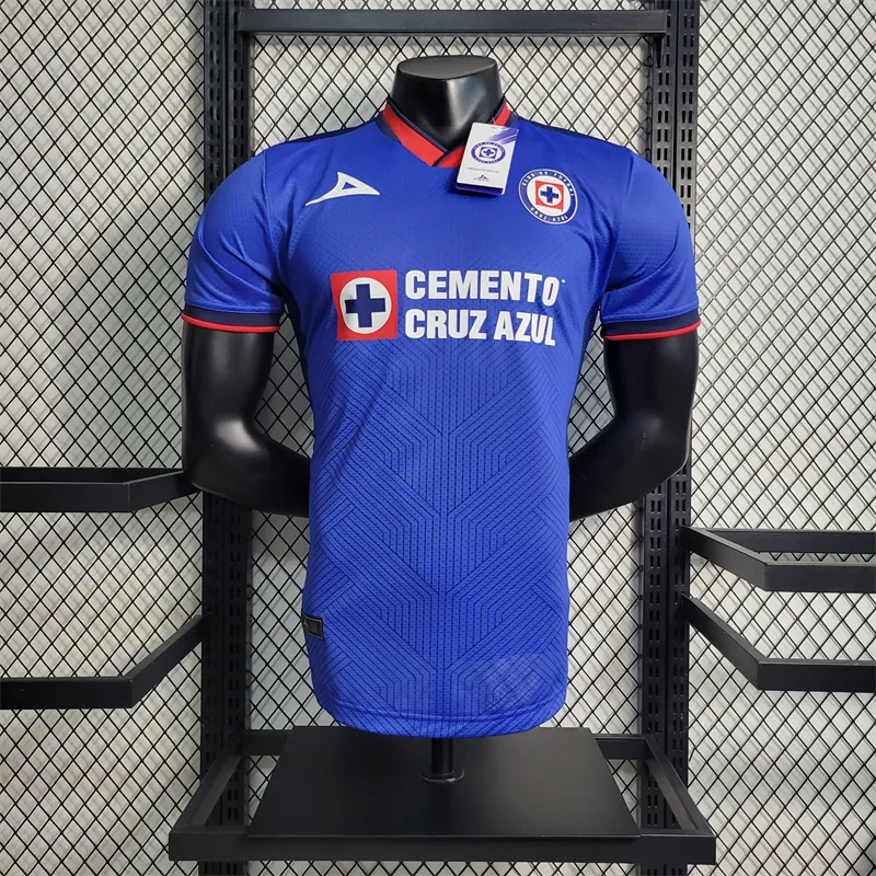23-24 Cruz Azul Home Blue Kit Player Version Shirt Football Shirts Yupoo 9