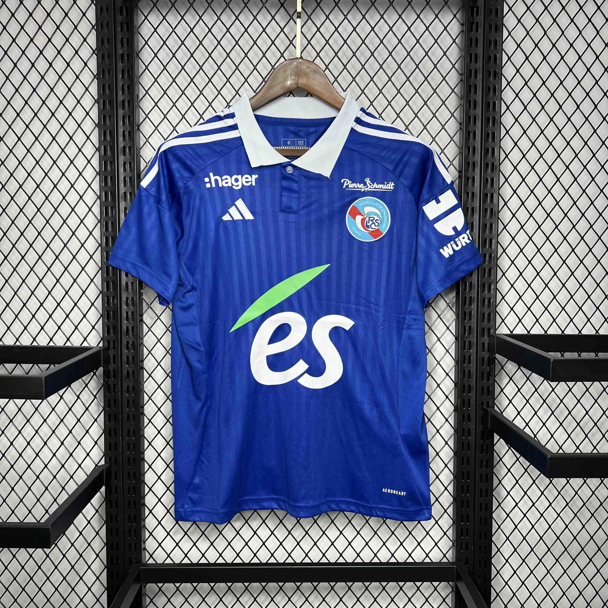 24-25 RC Strasbourg Home Kit Football Uniform AAAAJerseys Dropshipping Yupoo 6