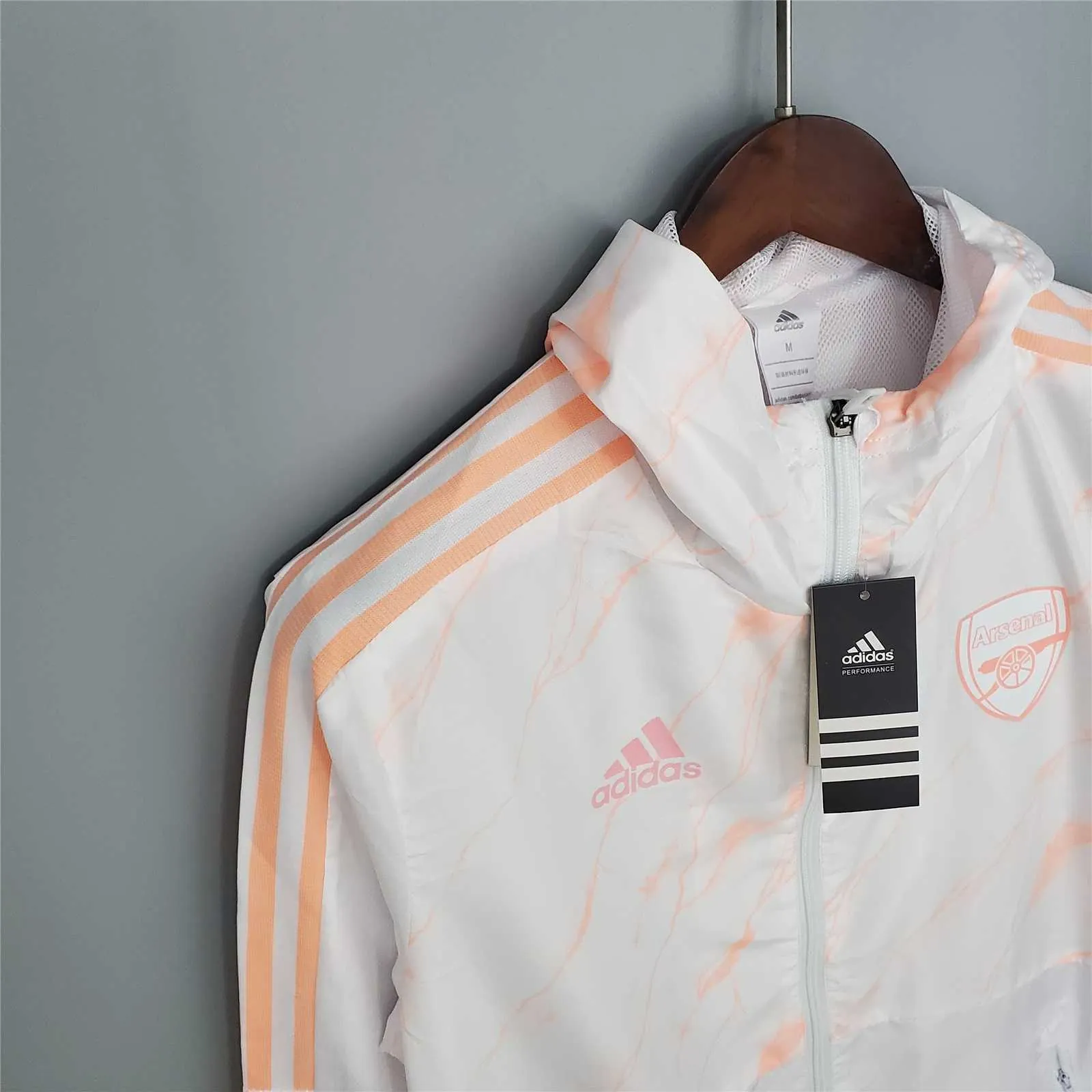 21-22 Arsenal White Windbreaker 5