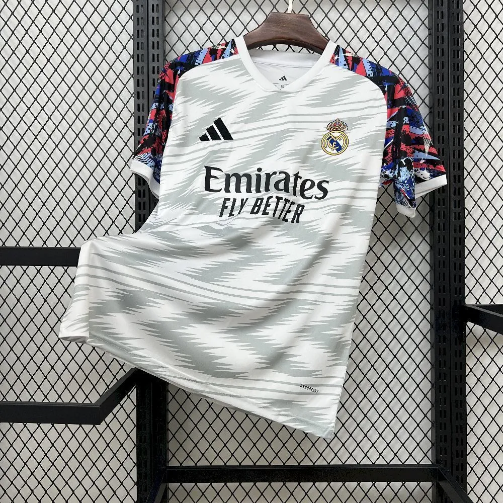 25-26 Real Madrid Pre-Match Soccer T-Shirt AAAAJersey Supply Yupoo-1 6