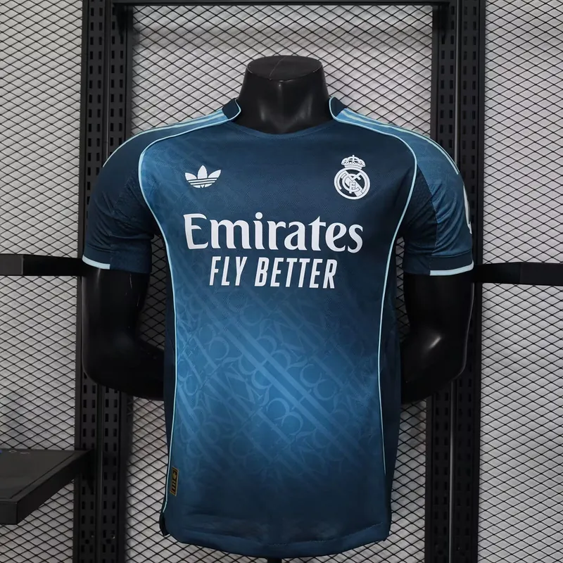 25-26 Real Madrid Blue Gradient Special Edition Kit Player Version Shirt AAAAJersey Wholesale Y 4