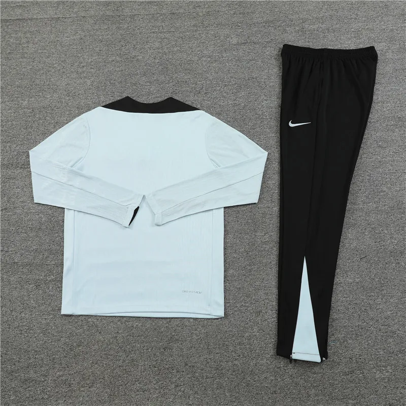 24-25 Barcelona Long Sleeve Training Suit Football Shirts 2