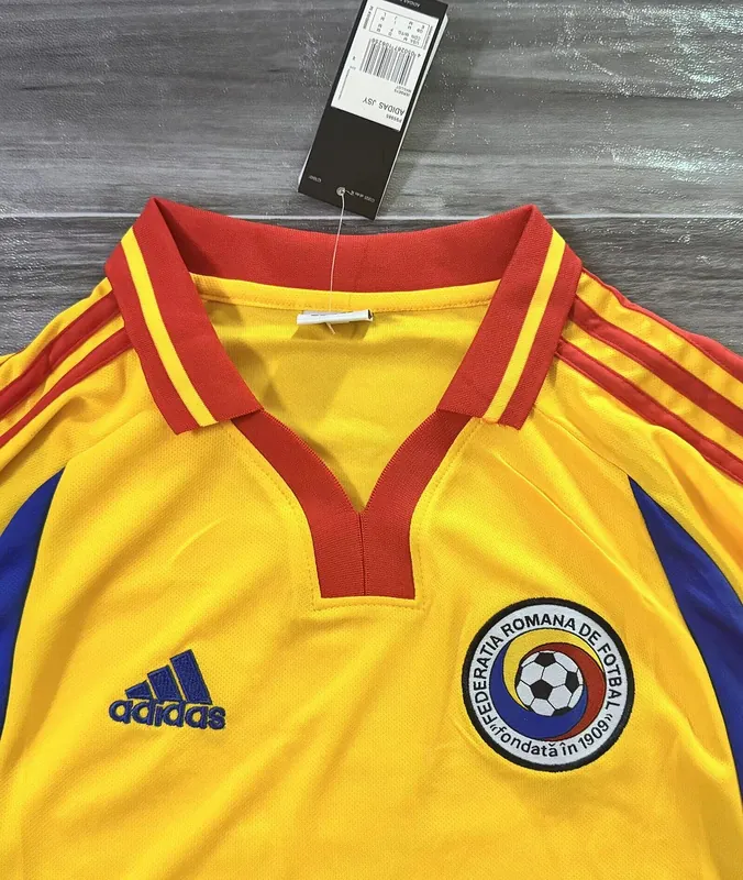 2000 Romania Home Retro Kit Vintage Shirt Soccer AAAAJersey Yupoo-1 1