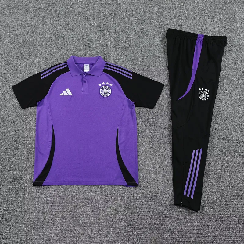 25-26 Germany Training Purple Polo Kit Soccer AAAAJersey Yupoo 1