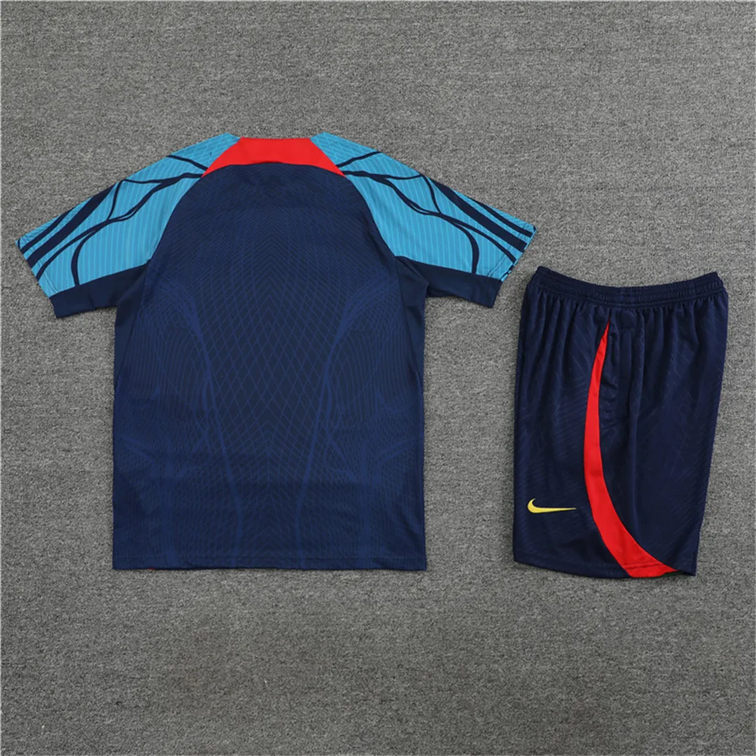 2022 Portugal Training Jersey Royal Blue 1