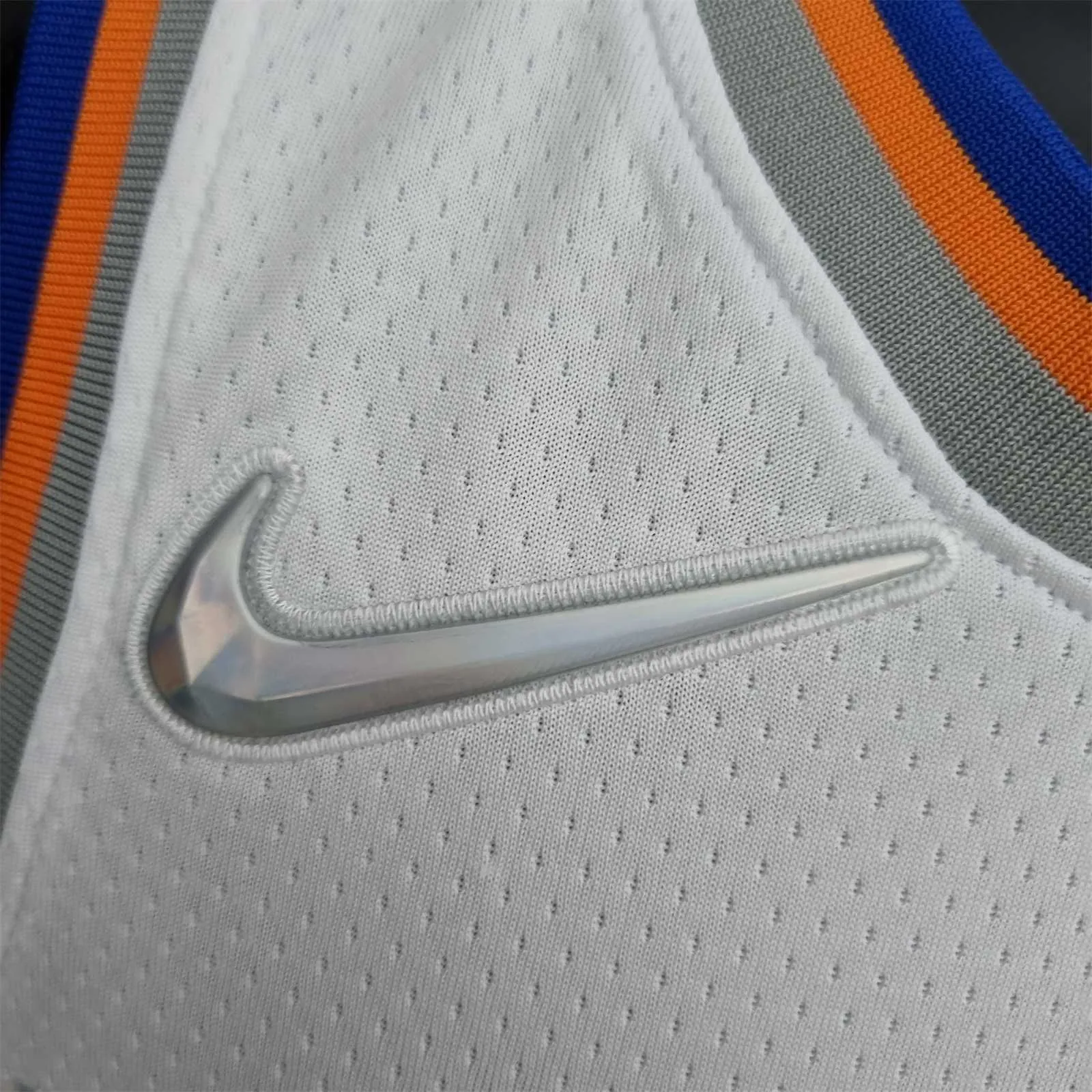 75th Anniversary Barrett #9 New York Knicks White NBA Jersey 1