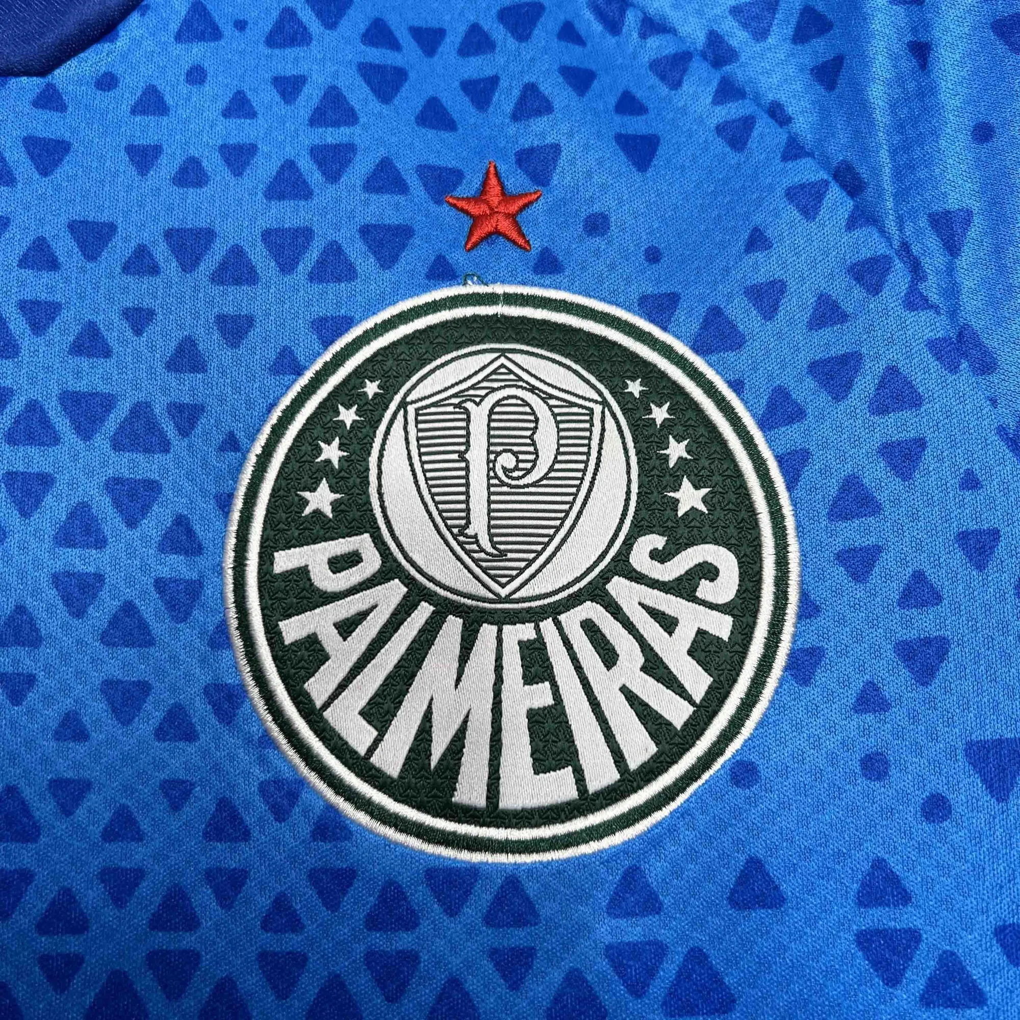 24-25 Palmeiras Goalkeeper Blue Kit Football Uniform AAAAJerseys Dropshipping Yupoo 1