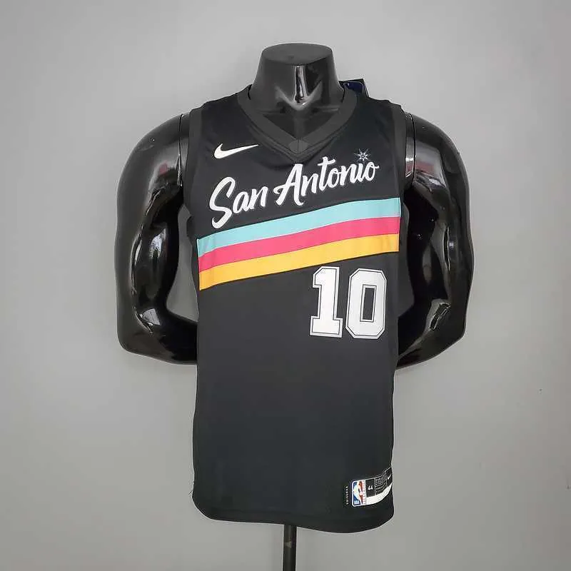 New DeROZAN#10 season Spurs City Edition black 8