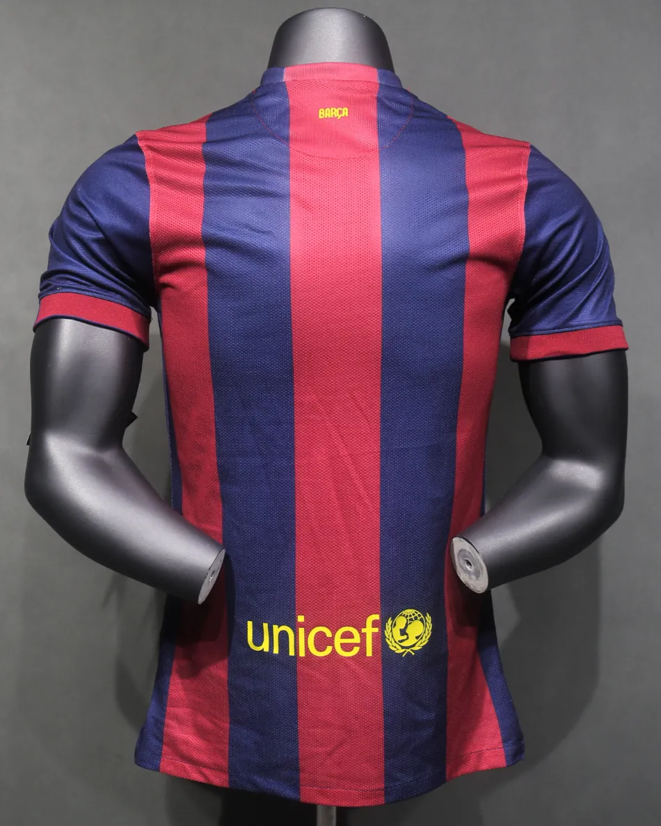 14-15 Barcelona Home Retro Kit Vintage Player Version Sino Shirt AAAAJersey Dropship Yupoo 5