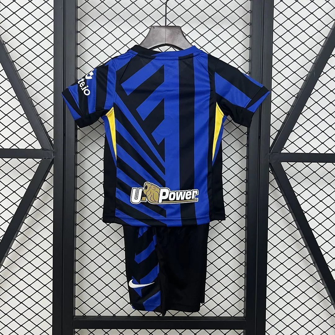 24-25 Inter Milan Home Kid Kits Youth Apparels Football AAAAJersey Yupoo 4