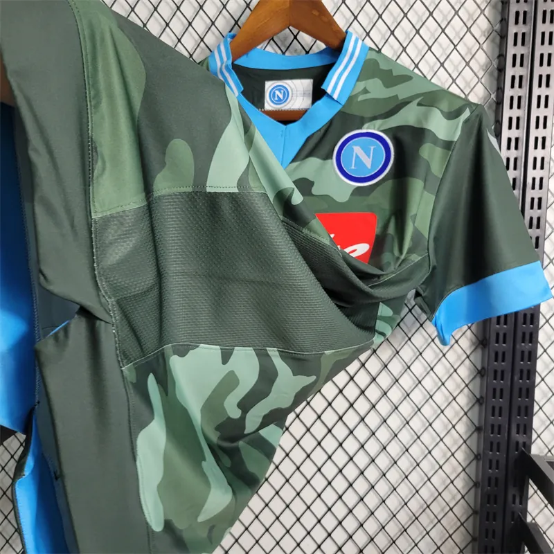 13-14 Retro Napoli Home Size S-XXL Soccer Jersey 4