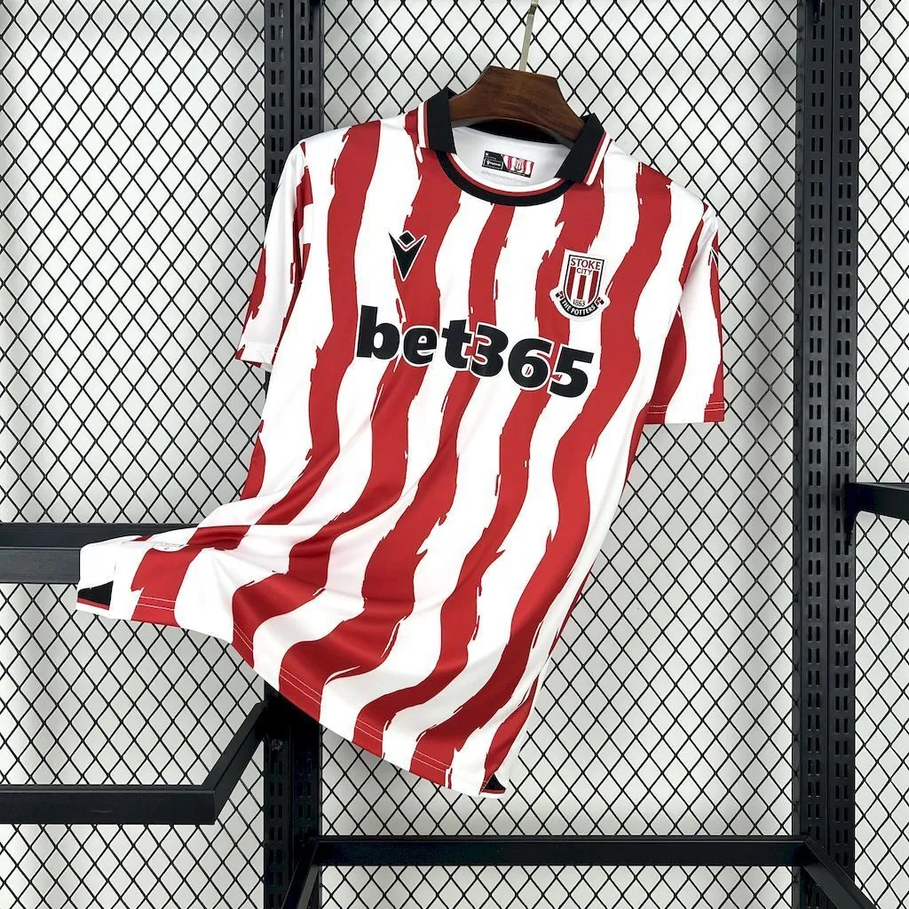 25-26 Stoke City Home Shirt Football Uniforms AAAAJersey Supply Yupoo 6