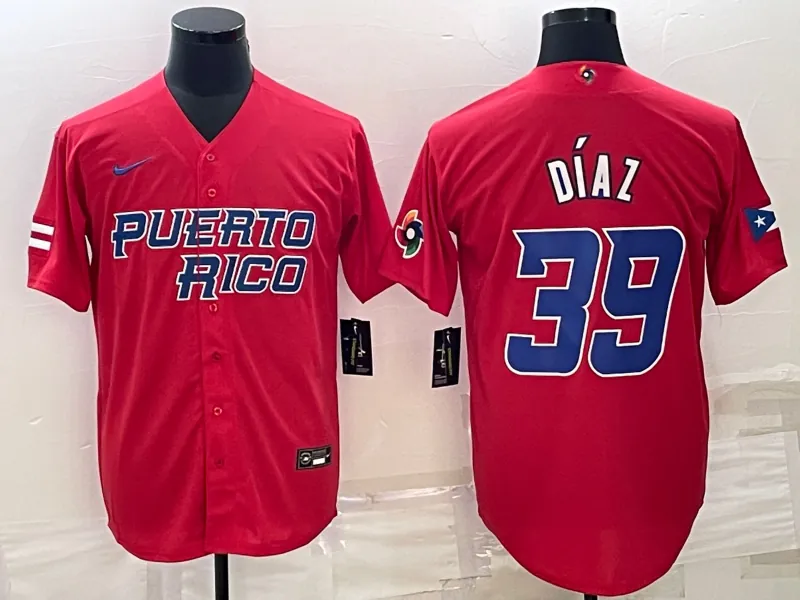 Puerto Rico 2023 World Cup Baseball Jerseys 53