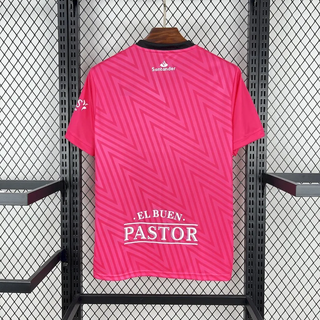 24-25 Racing de Santander Goalkeeper Pink Shirt Football Uniforms AAAAJersey Dropship Yupoo 2