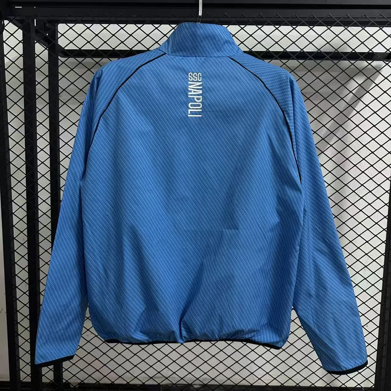 25-26 Naples Pad Printed Blue Waterproof Windbreaker Jackets AAAAJersey Yupoo 4