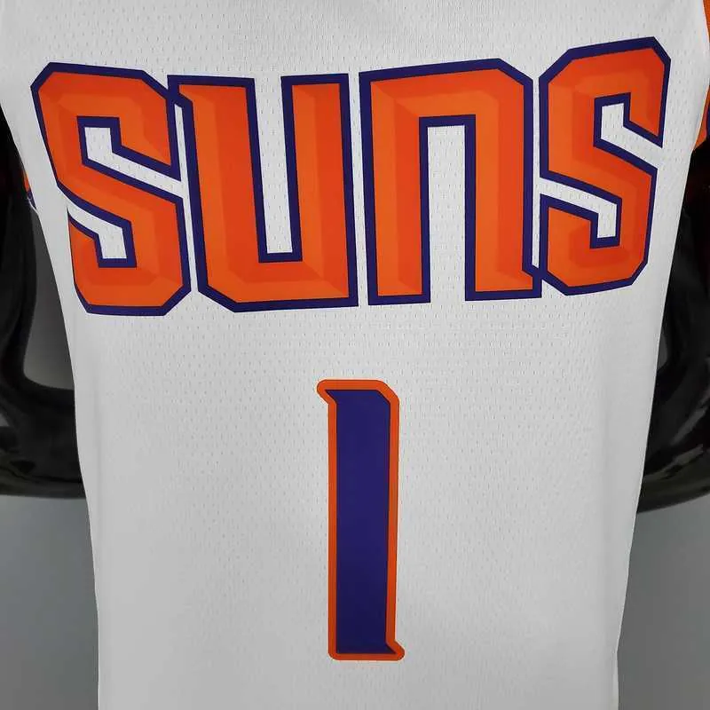BOOKER#1 Phoenix Suns White 2
