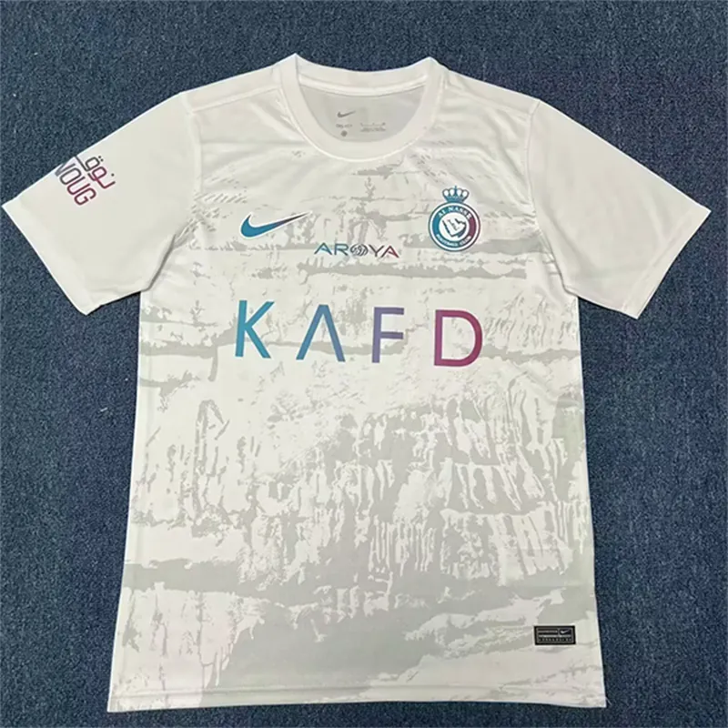 23-24 Al-Nassr third away white jersey Best Soccer Jersey 5