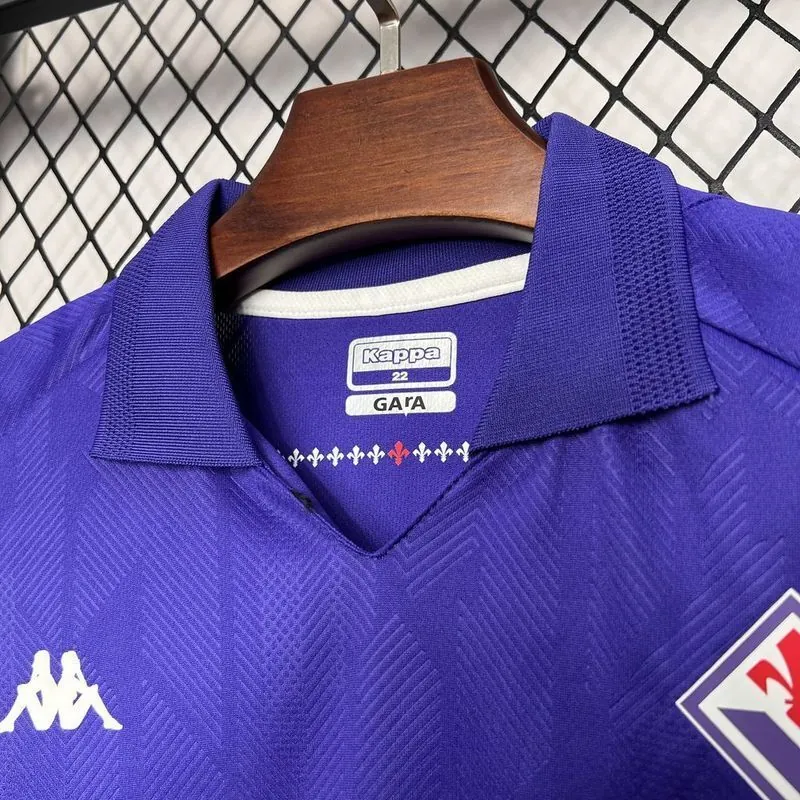 24-25 Fiorentina Home Kid Kits Youth Apparels Football AAAAJersey Yupoo 3