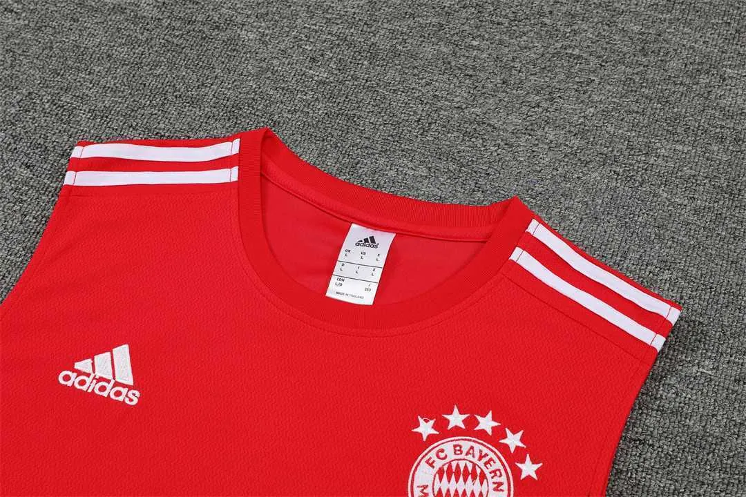 22-23 Bayern vest training suit kit red 17