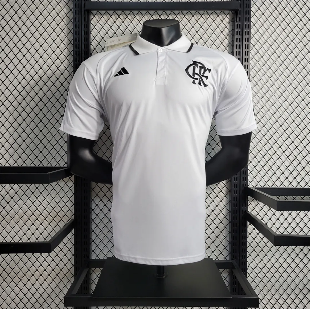 23-24 POLO Flamengo White Training Suit 8