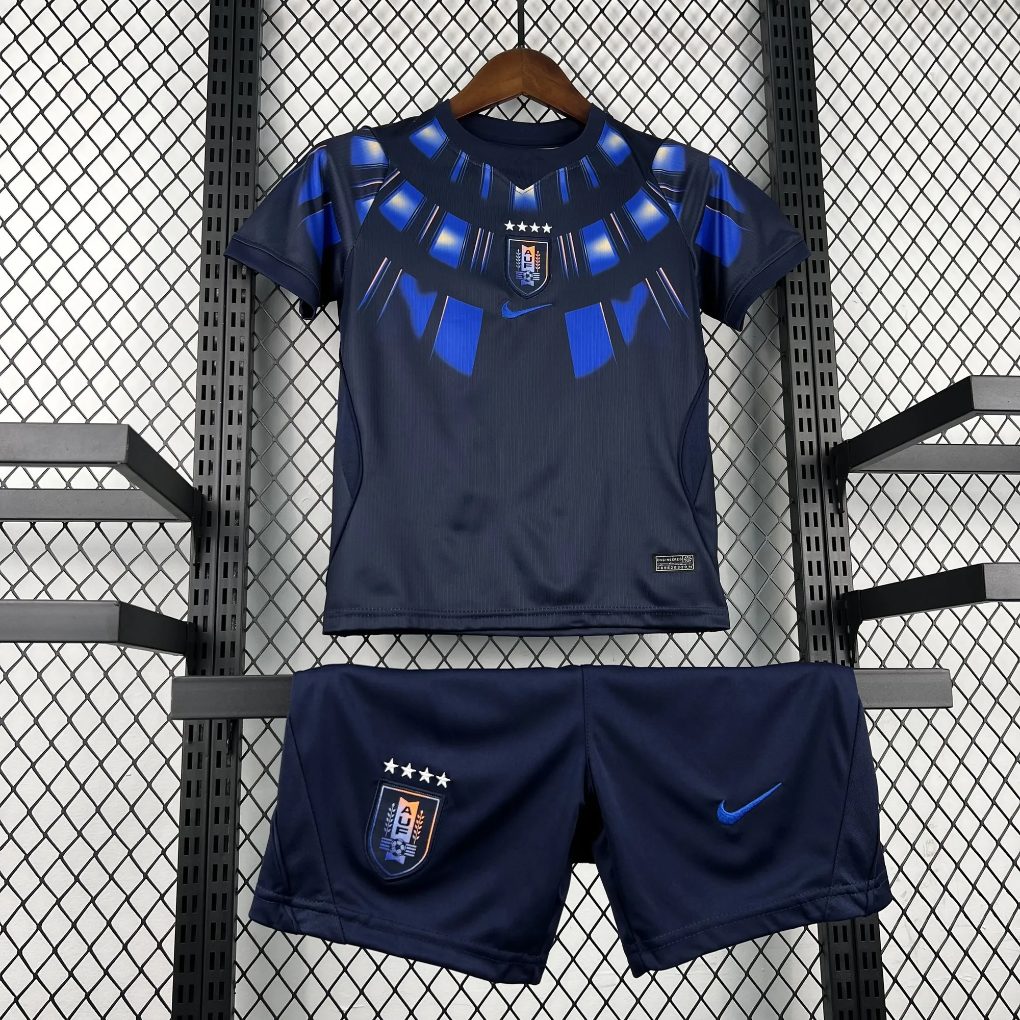 2026 World Cup Uruguay Away Kids Kit Football Youth Apparels AAAAJersey Supply Yupoo 6 3