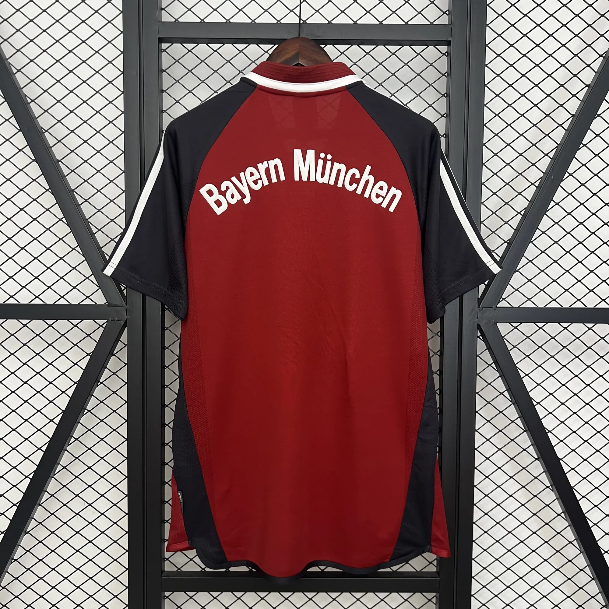 01-02 Retro Bayern Munich Home Kit Football T-Shirt AAAAJersey Dropship Yupoo 3