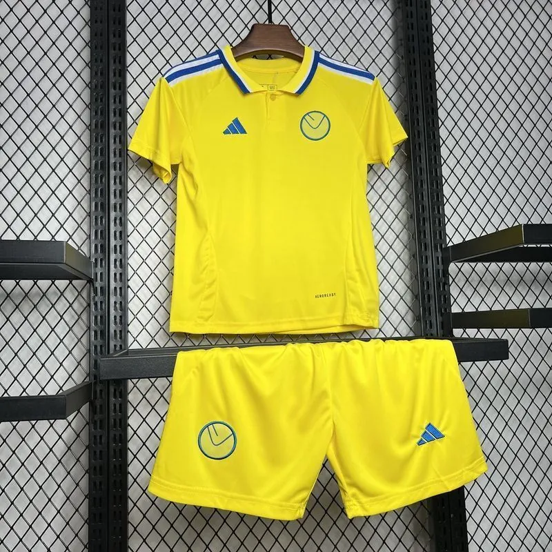 24-25 Leeds Away Kid Kits Youth Apparels Football AAAAJersey Yupoo 3
