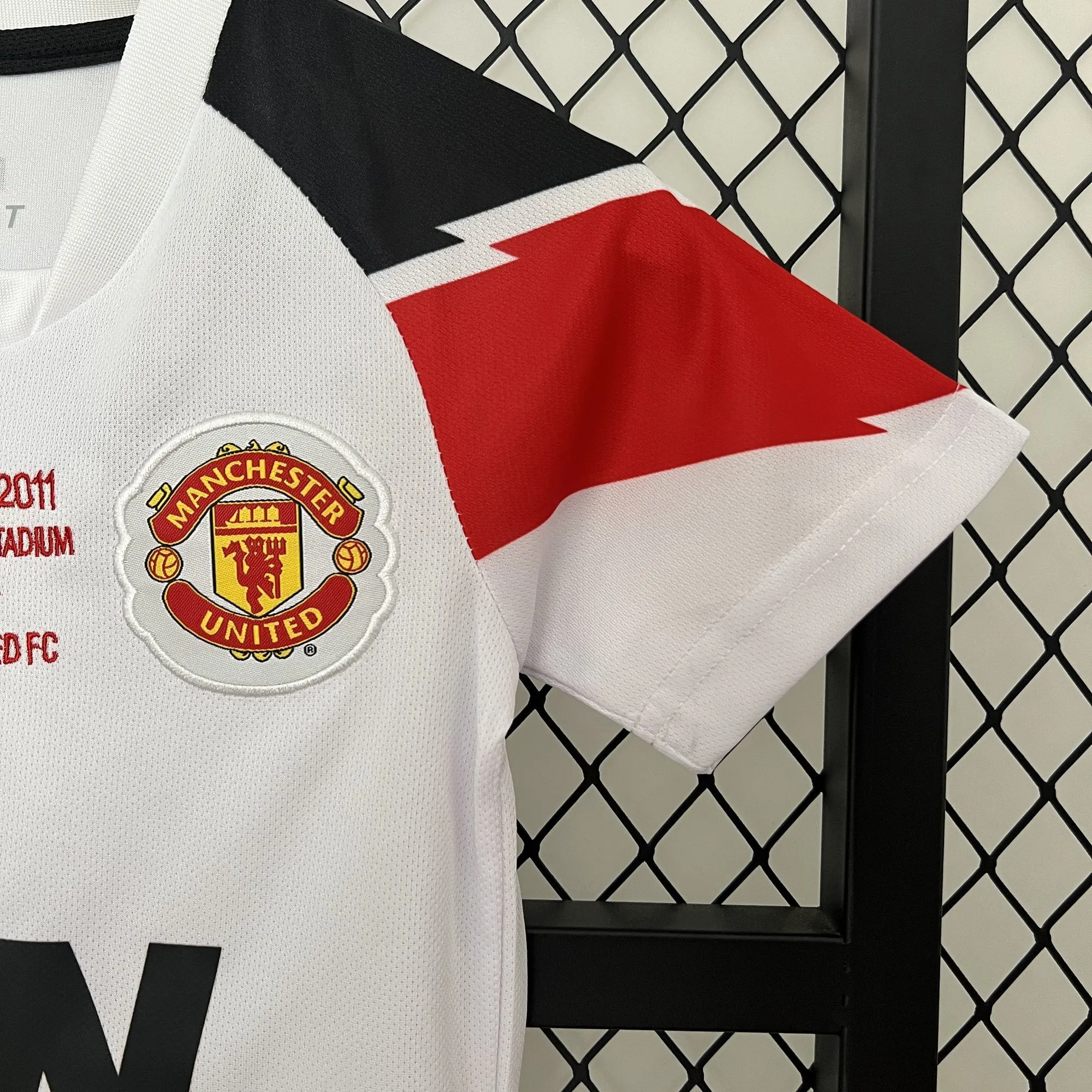 10-11 Manchester United Away Champions League Retro Kid Kits Youth Apparels AAAAJersey Yupoo 8