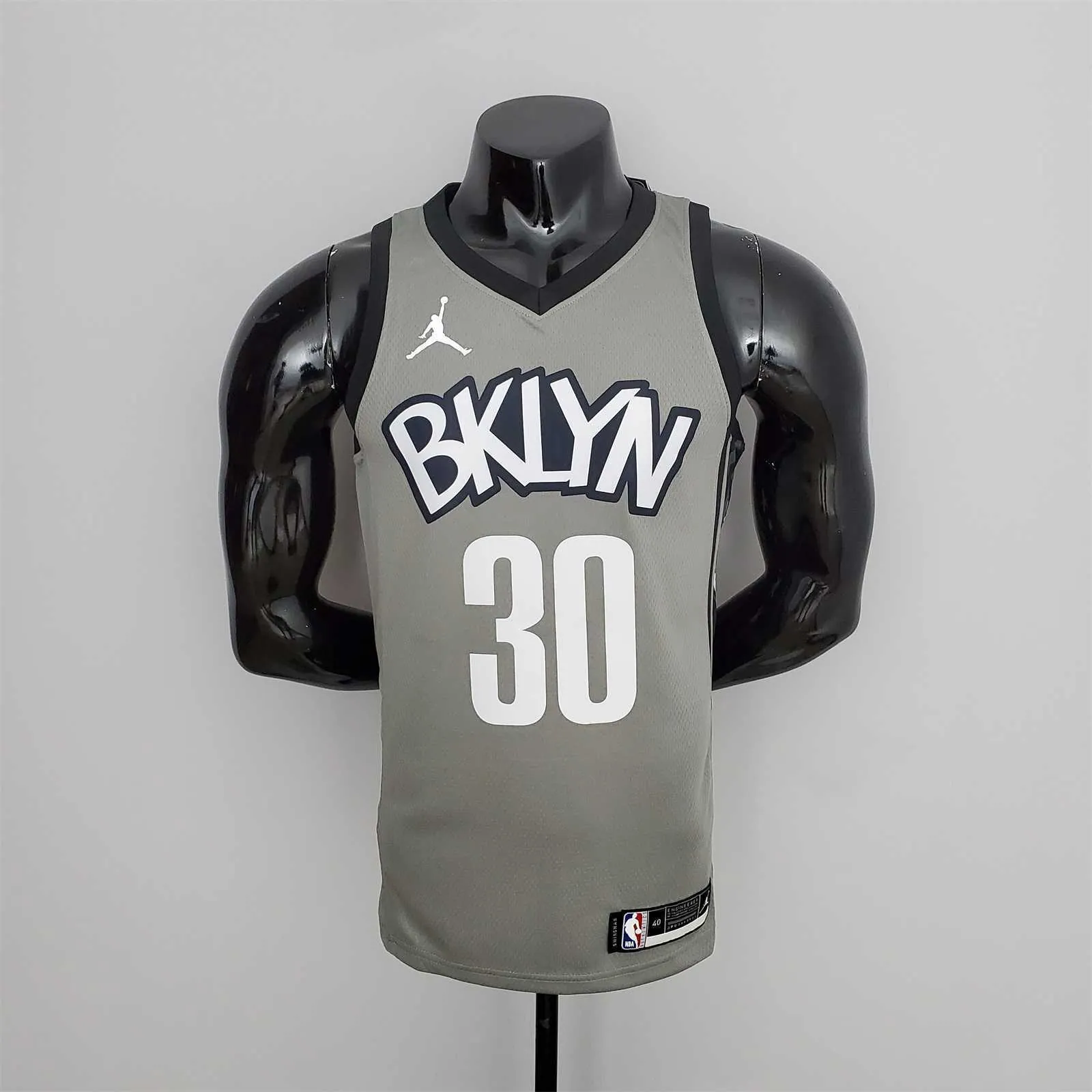 Nets Curry #30 Flyer Grey NBA Jersey 10