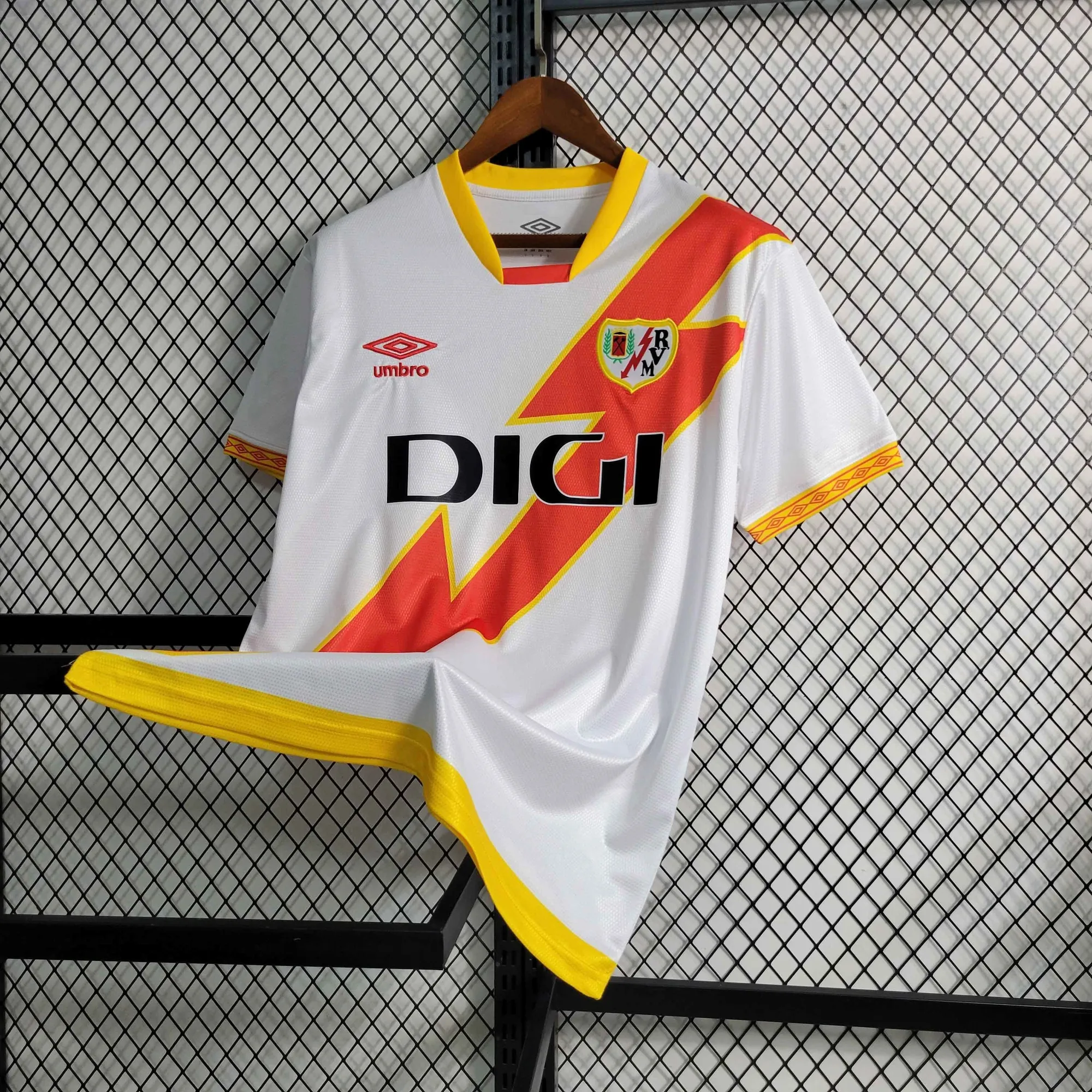 23-24 Rayo Vallecano Home S-XXL Soccer Jerseys 7