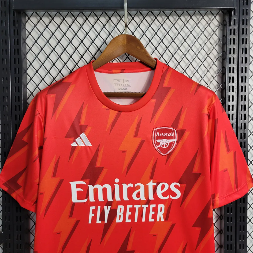 23-24 Arsenal Red Training Suit 7