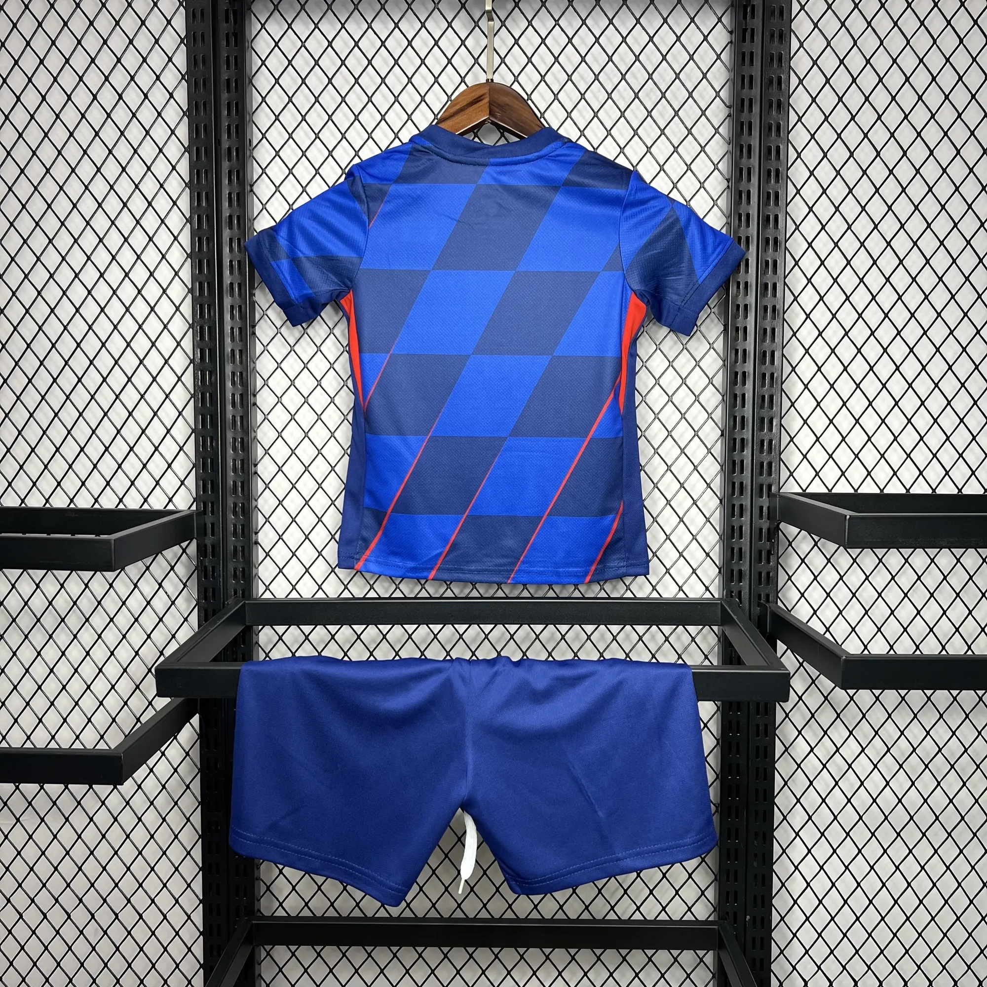 2024 Croatia Away Kid Kits Children Sets UEFA Euro Shirt Football Replicas Yupoo 3
