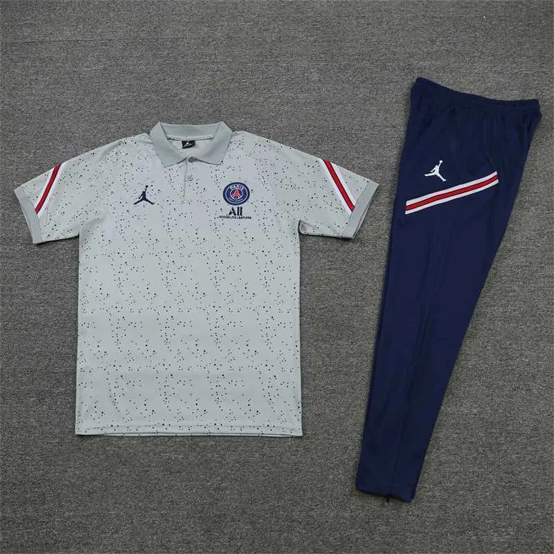 Polo Jordan PSG grey flower spot 9